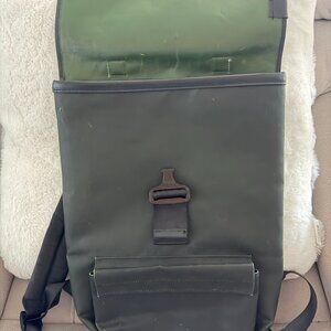 DSPTCH Leather, Forest Green Backpack